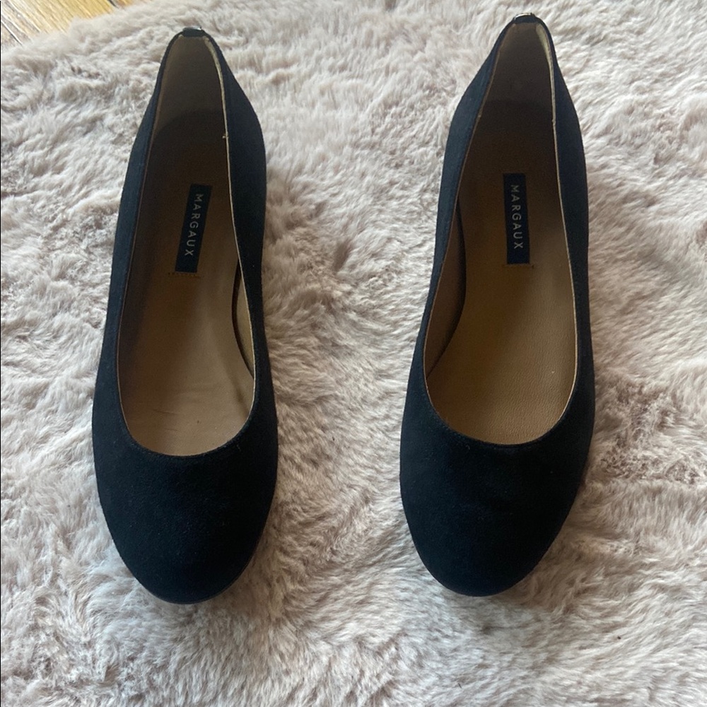 Margaux Black Flats Elegant Flats